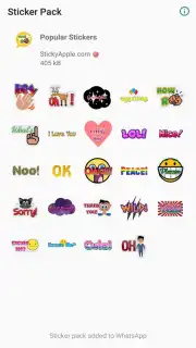 Popular Stickers capture 3