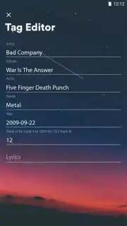 Muzio Music Player capture 4