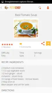 PetitChef, cooking and recipes capture 5