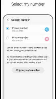Samsung Private Share capture 3