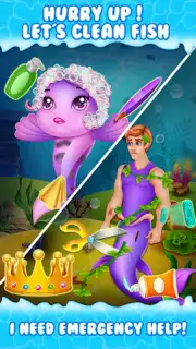 Newborn mermaid baby care game capture 5