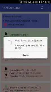 WiFi Dumpper ( WPS Connect )‏ capture 4