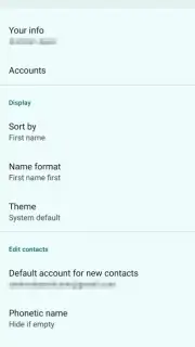 Google Contacts capture 7