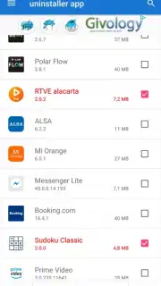 Uninstaller App capture 3