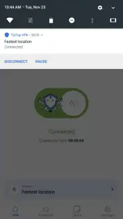 TipTop VPN capture 9