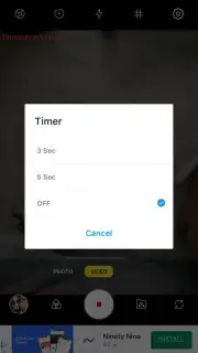 Timestamp Camera capture 10