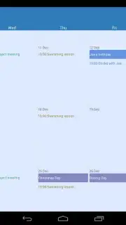 Touch Calendar Free capture 4