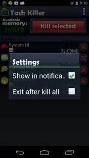Task Killer FREE capture 2