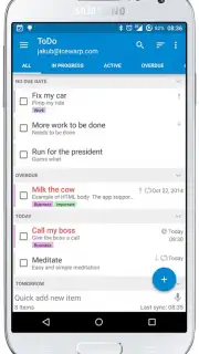 Tasks & Notes capture 4
