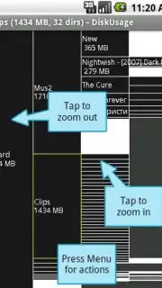 DiskUsage capture 2