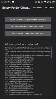 Empty Folder Cleaner capture 3