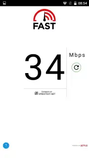 FAST Speed Test capture 1