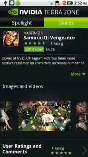NVIDIA TegraZone capture 3