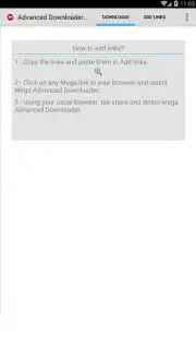 Advanced Downloader for Mega capture 2