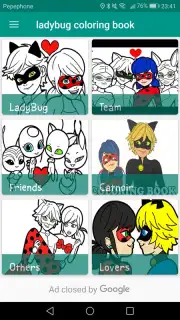 Coloring Ladybug & Blackcat capture 6