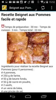 Recettes de Beignets capture 3