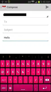 Pink Keyboard capture 11