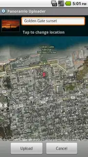 Panoramio Uploader capture 2