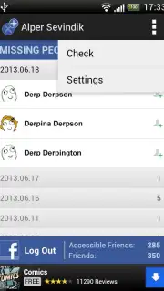 Friend List Watcher capture 2