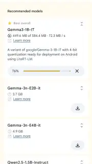 Google AI Edge Gallery capture 11