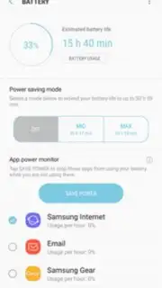 Samsung Device Maintenance capture 3