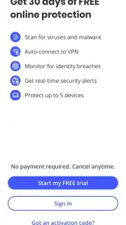 McAfee Security: Antivirus VPN capture 6