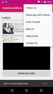 Story downloader for Instagram capture 4