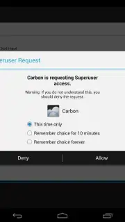 Superuser (for Android 4) capture 5
