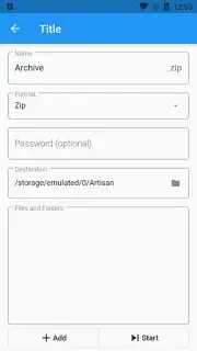 7Z - Files Manager capture 4