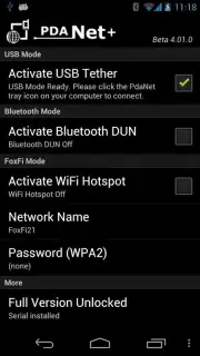 PdaNet capture 2