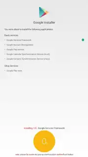 Google Installer capture 2