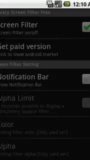 Privacy Screen Filter Free capture 2