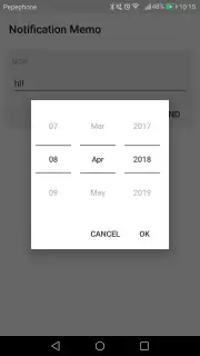 Notification Memo capture 3