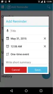 To Do Reminder capture 3