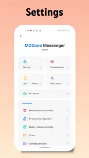 MDGram Messenger capture 1