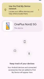 Find My Device capture 1