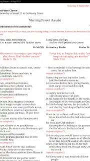 Catholic Calendar from Universalis capture 1