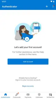 Microsoft Authenticator capture 1
