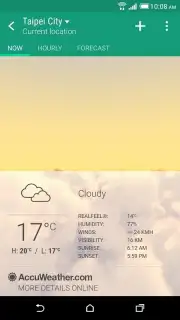 HTC Weather capture 3