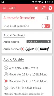 Call Recorder - callX capture 6