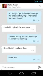 Talk.to - Chat for GTalk & FB capture 3