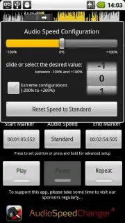 Audio Speed Changer capture 1