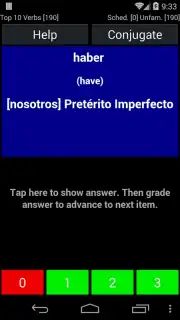 Spanish Verb Trainer capture 4