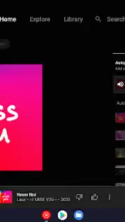 YouTube Music for Chromebook capture 1