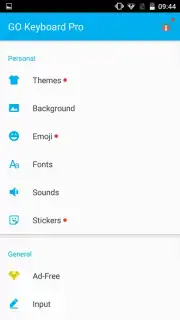 GO Keyboard Pro capture 1
