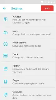 Flick Launcher capture 3