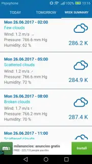 Offline Weather Forecast capture 5