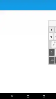 Teclado Xperia capture 3
