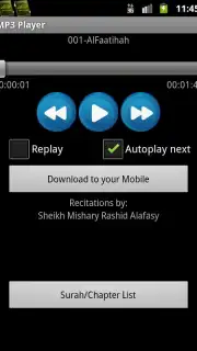 Quran MP3 With Indonesian capture 2