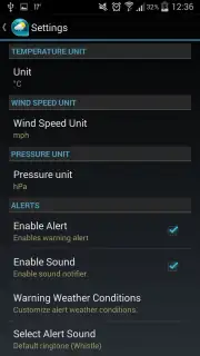 Weather & Clock Widget Android capture 2